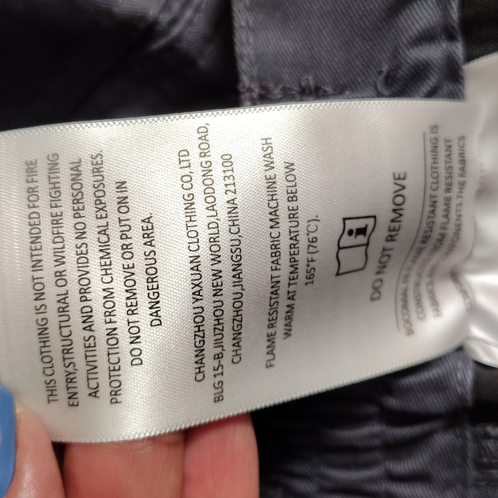 Bocomal FR Cargo Work Pants 34x30 NFPA 2112 CAT 2 Flame Resistant Cotton - Picture 13 of 14